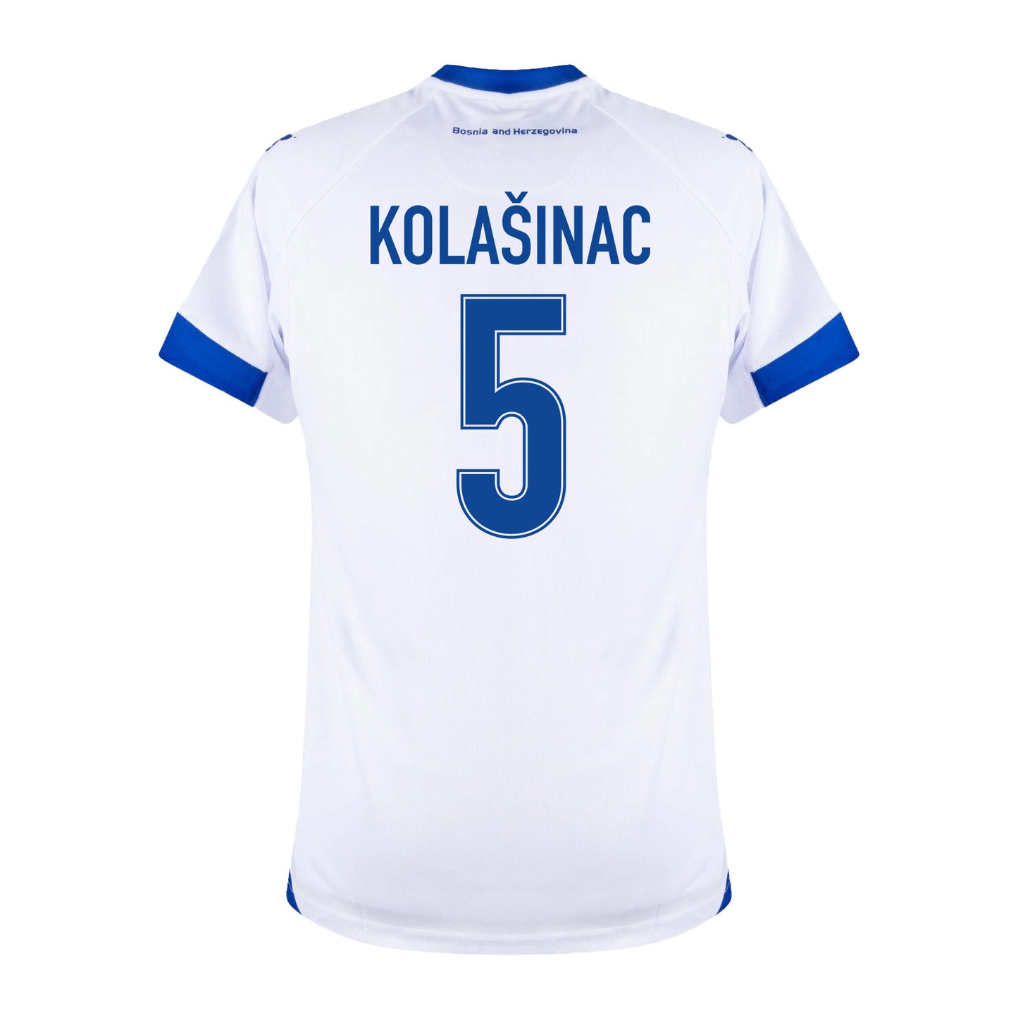 Sead Kolašinac #5 Bosnia and Herzegovina Away World Cup 2026 Jersey - White, Men