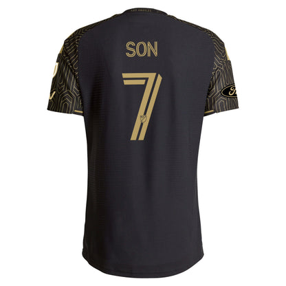 LAFC // Son Heung-min #7 Official 2026 Primary On-Field Patch Jersey – Black