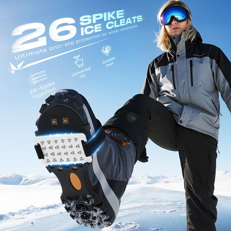 ❄️ WINTER SALE 50% OFF🎉Durable Anti-Slip Ice Cleats Set for Shoes