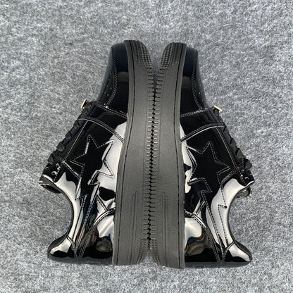 Bapesta Low 'Patent Black' Shoe