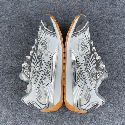 Bottega Veneta Orbit Sneaker 'Silver White' Shoe