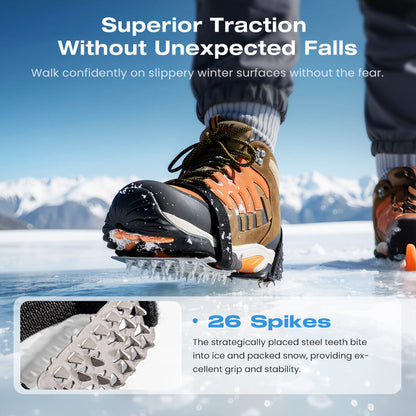 ❄️ WINTER SALE 50% OFF🎉Durable Anti-Slip Ice Cleats Set for Shoes