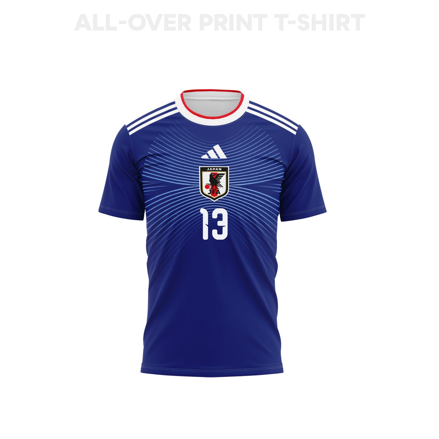 Keito Nakamura #13 Japan  2026 World Cup Home 3D T-Shirt Fully Printed – Unisex, Blue
