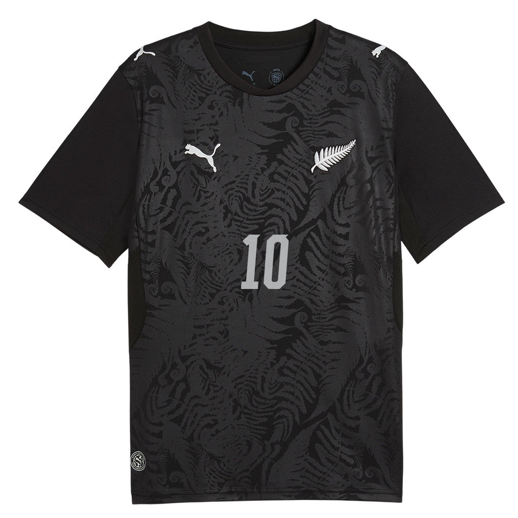 Sarpreet Singh #10 New Zealand National Team  2026 World Cup Home Jersey - Black, Men