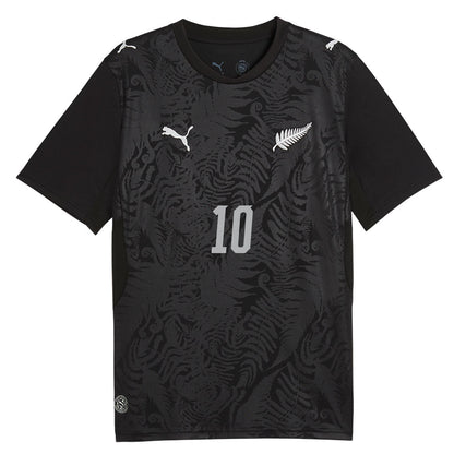 Sarpreet Singh #10 New Zealand National Team  2026 World Cup Home Jersey - Black, Men