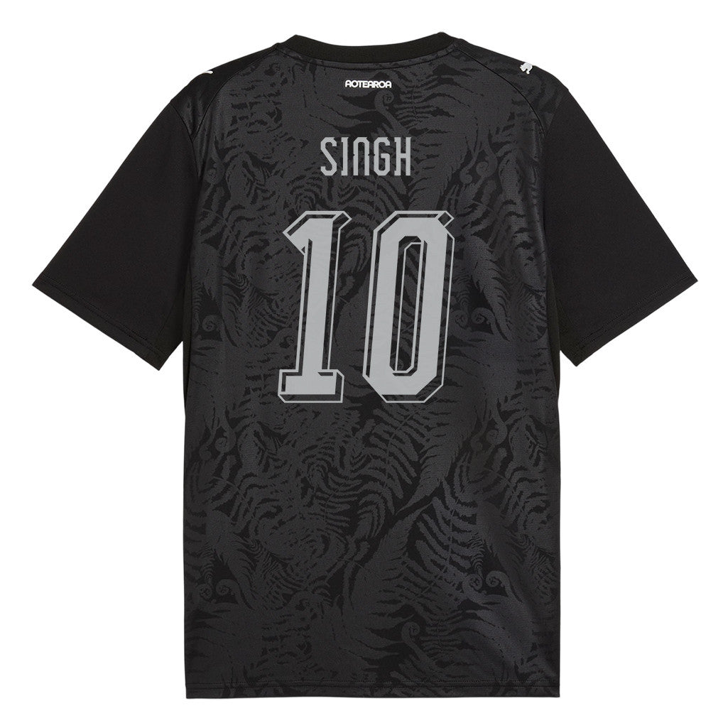 Sarpreet Singh #10 New Zealand National Team  2026 World Cup Home Jersey - Black, Men