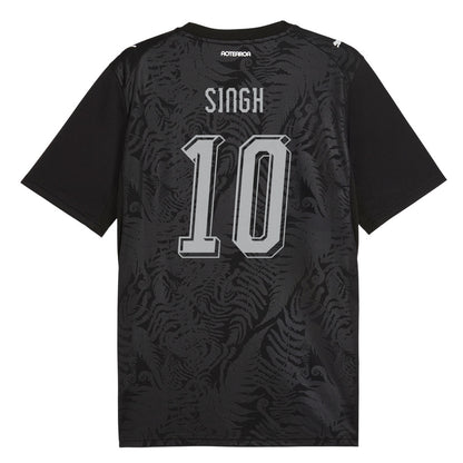 Sarpreet Singh #10 New Zealand National Team  2026 World Cup Home Jersey - Black, Men