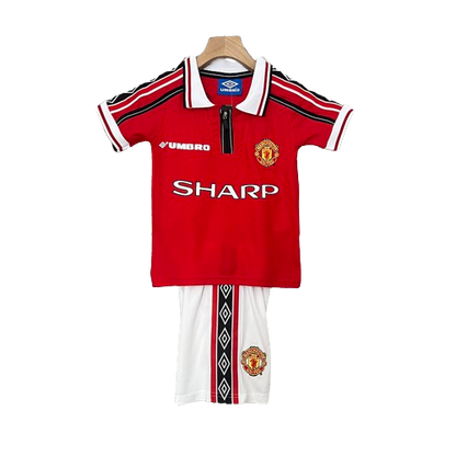 KIDS KIT RETRO MANCHESTER UNITED 1998/99 FAN