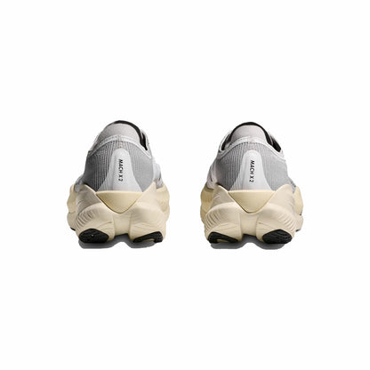Hoka Unisex Mach X2 (White/Cosmic Grey)