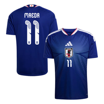 Daizen Maeda 11 Japan National Team 2026 Home Jersey - Blue, Men