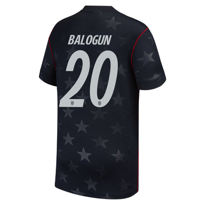 Folarin Balogun 20 USMNT Youth 2026 Away Stadium Jersey - Blue