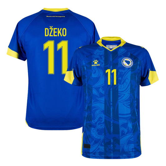 Edin Džeko 11 Bosnia and Herzegovina 2026 Home Jersey - Blue, Men