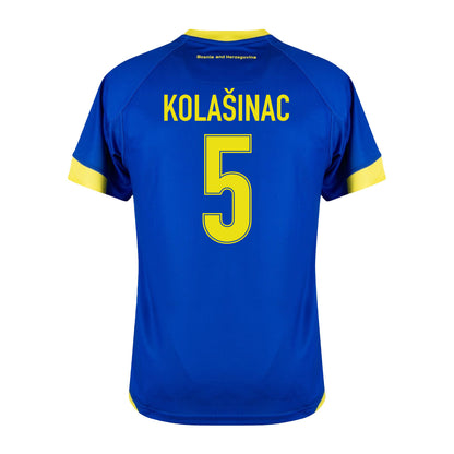 Sead Kolašinac 5 Bosnia and Herzegovina 2026 Home Jersey - Blue, Men