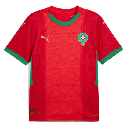 Morocco Home Shirt 2025 Custom Soccer Shirt - Red