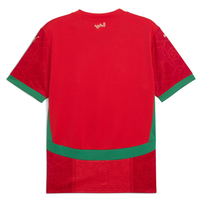Morocco Home Shirt 2025 Custom Soccer Shirt - Red
