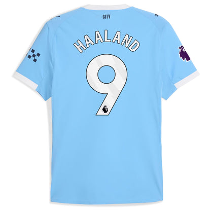 Erling Haaland Manchester City 2025/26 Home Player Soccer Shirt - Sky Blue