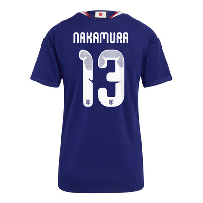 Keito Nakamura 13 Japan National Team 2026 Women's Home Jersey - Blue