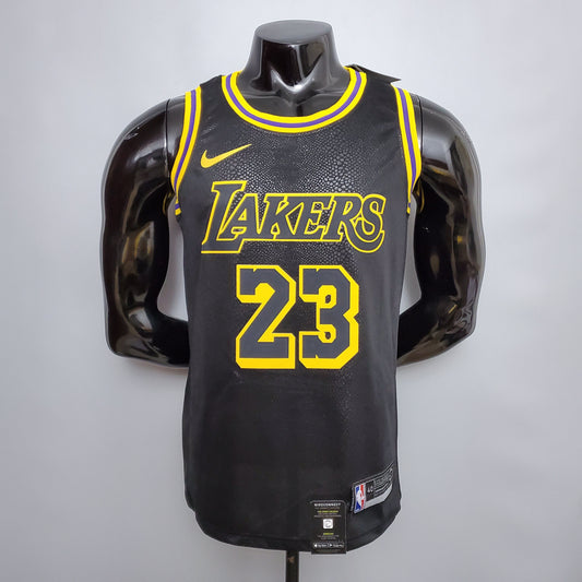 CAMISA NBA LAKERS #23 JAMES NBA FINALS BLACK - 23/24