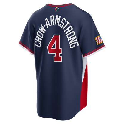 Nike USA Baseball 2026 World Baseball Classic Road Stadium Jersey – Pete Crow-Armstrong – Navy