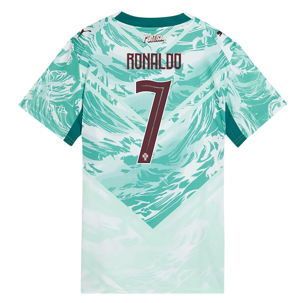Cristiano Ronaldo #7 Portugal National Team  World Cup 2026 Women's Away Jersey - White