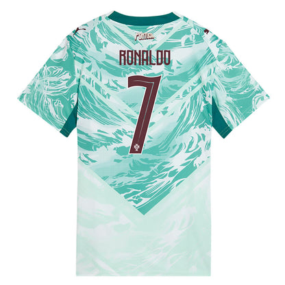 Cristiano Ronaldo #7 Portugal National Team  World Cup 2026 Women's Away Jersey - White