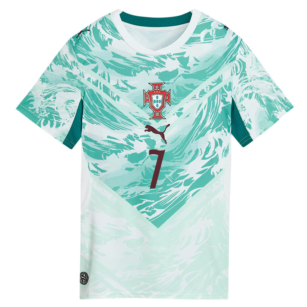 Cristiano Ronaldo #7 Portugal National Team  World Cup 2026 Women's Away Jersey - White
