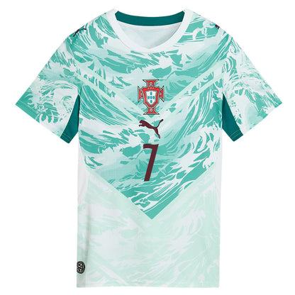 Cristiano Ronaldo #7 Portugal National Team  World Cup 2026 Women's Away Jersey - White