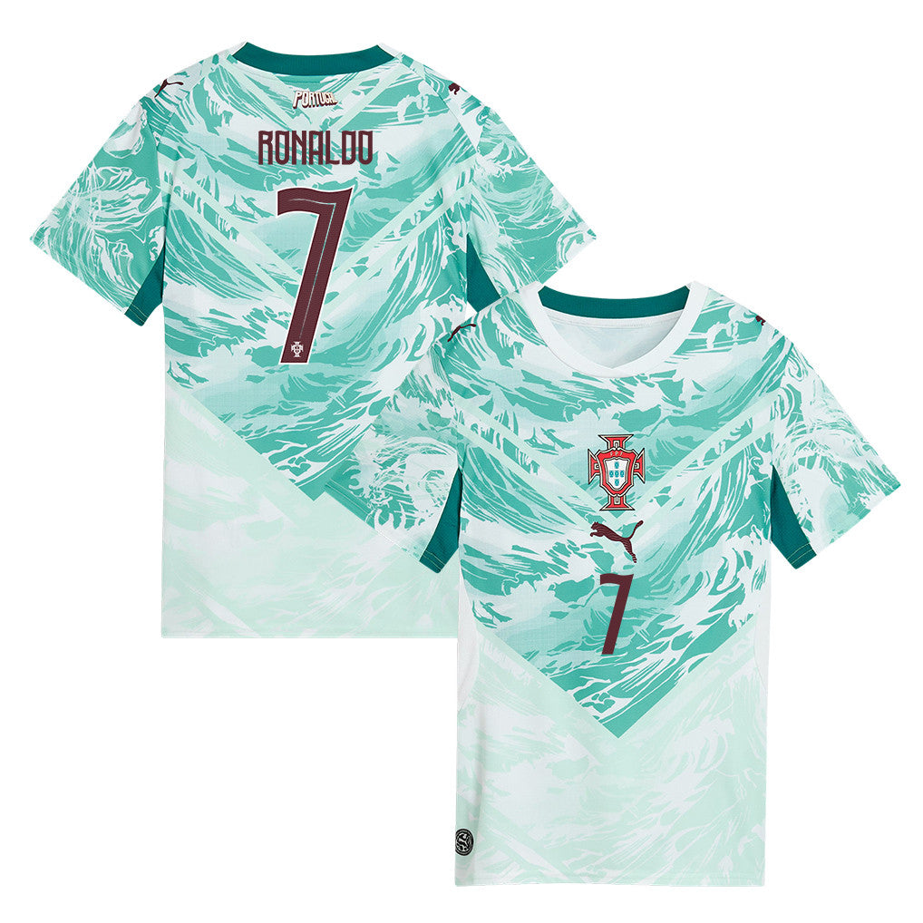 Cristiano Ronaldo #7 Portugal National Team  World Cup 2026 Women's Away Jersey - White