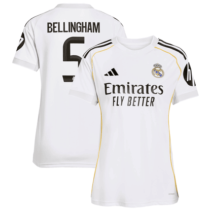 Jude Bellingham #5 Real Madrid 25/26 Home Women Jersey - White