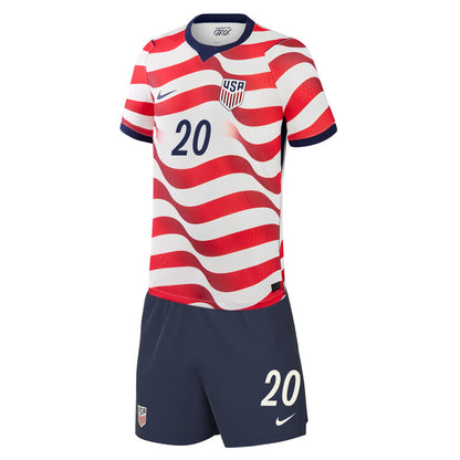 Folarin Balogun #20 USMNT  World Cup 2026 YOUTH Home Jersey