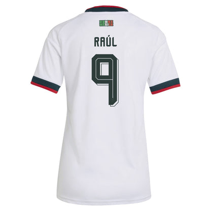 Raúl Jiménez #9 Women's Mexico World Cup 2026 National Team Away Jersey - White