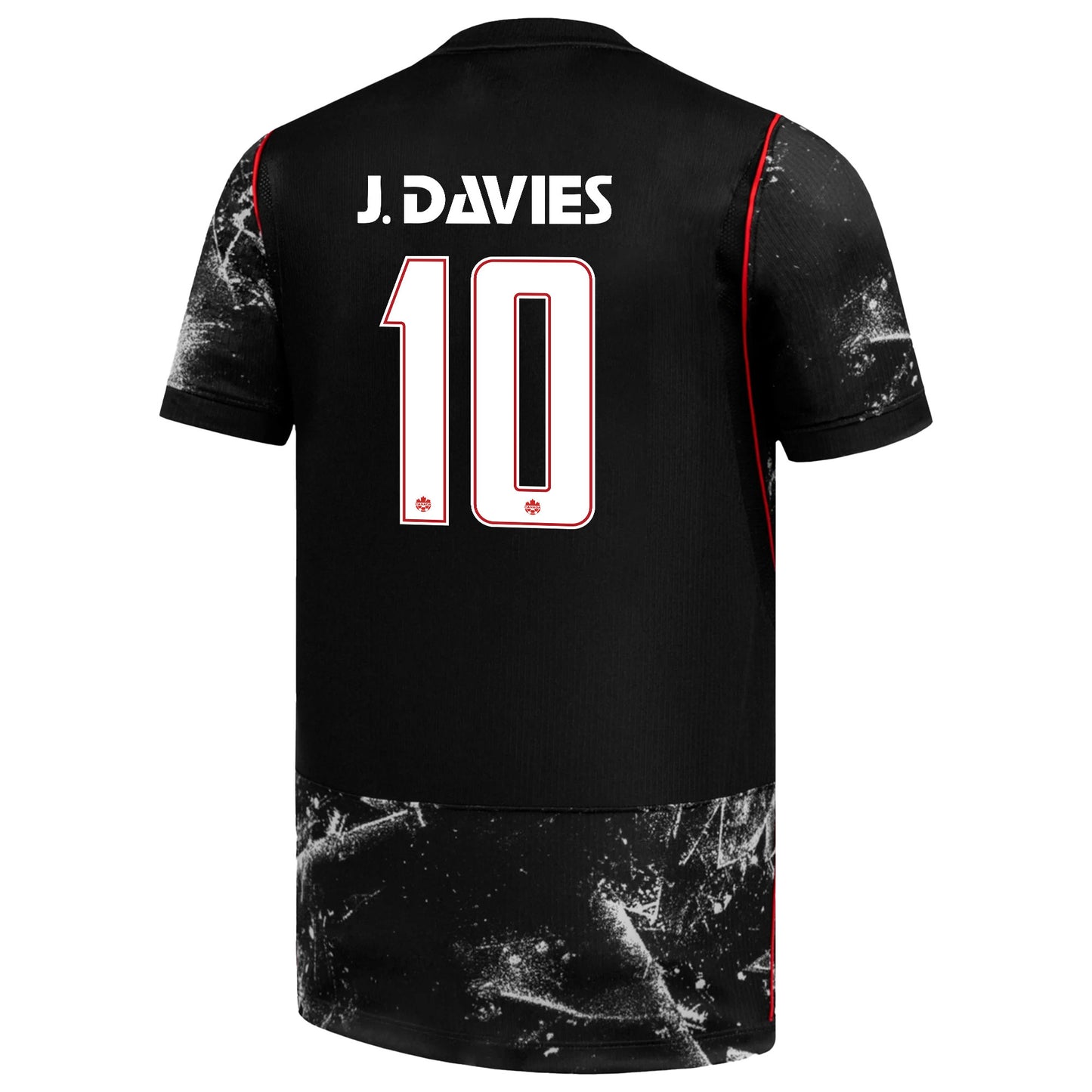 Jonathan David #10 Youth Canada National Team World Cup 2026 Away Jersey - Black