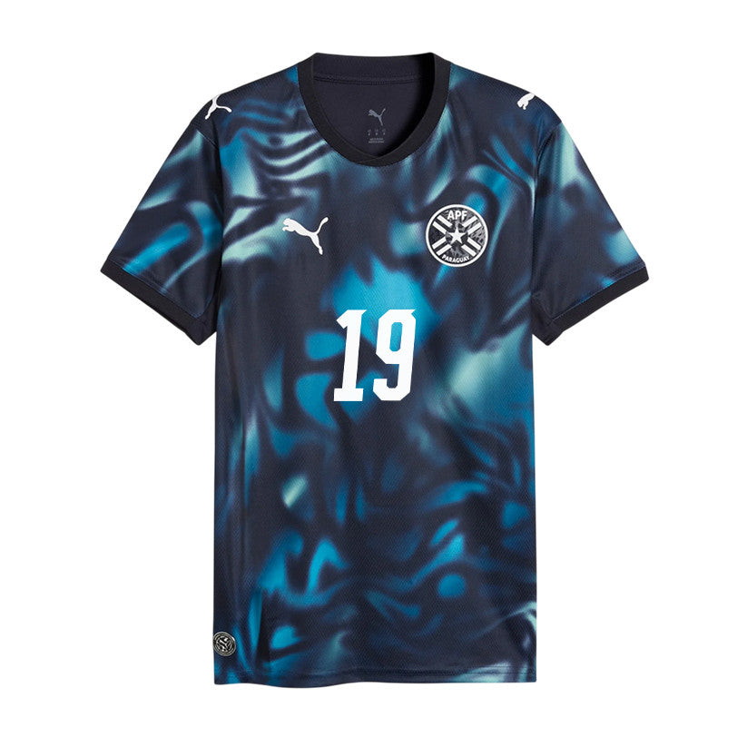 Julio Enciso #19 Paraguay National Team World Cup 2026 Away Jersey - Navy, Men