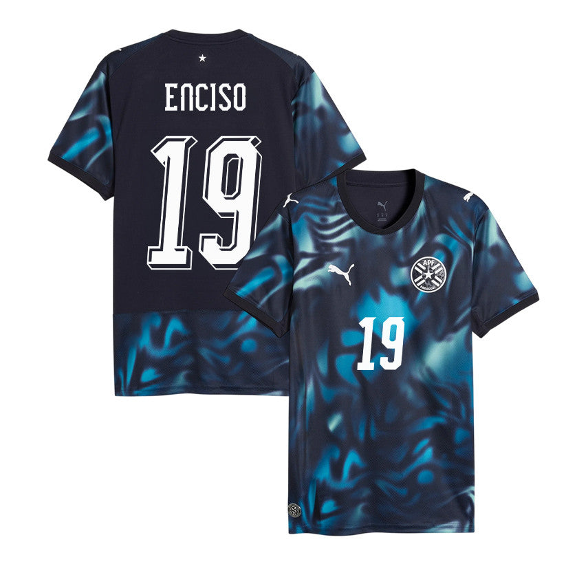 Julio Enciso #19 Paraguay National Team World Cup 2026 Away Jersey - Navy, Men