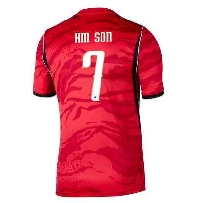 Son Heung-min #7 Youth South Korea National Team World Cup 2026 Home Jersey - Red