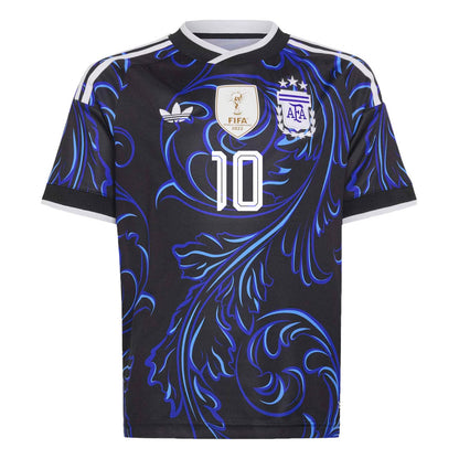 Lionel Messi 10 Youth Argentina National Team 2026 Away Jersey - Black