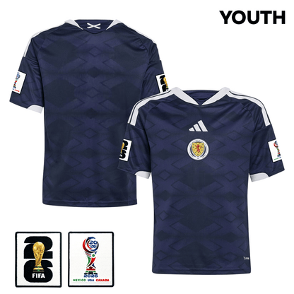 Scotland National Team 2026 Youth Home Jersey - Navy