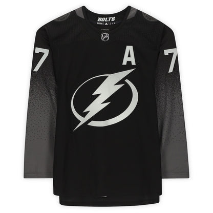 Victor Hedman 77 Signed Tampa Bay Lightning Autographed Alternate Jersey - Black