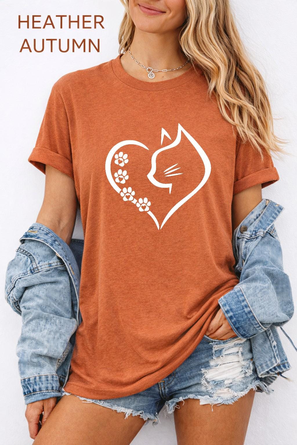 Cat Heart Shirt, Cat Shirt, Cats Shirt, Gift for Cat Mom, Cat Mom Shirt, Cat Shirts for Women, Cat Lover Shirt, Cat Owner Gift Idea