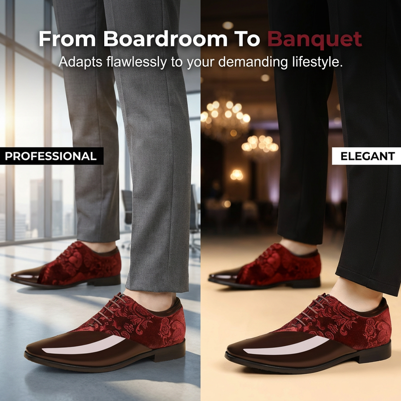 Statement Contrast Dress Shoes