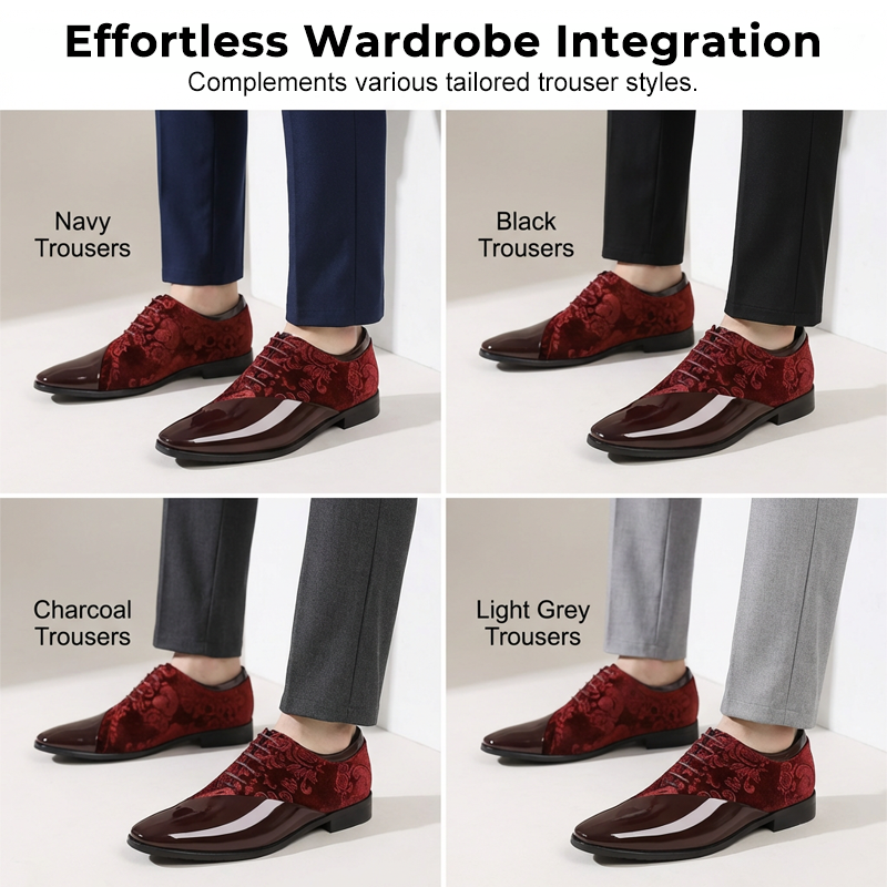 Statement Contrast Dress Shoes